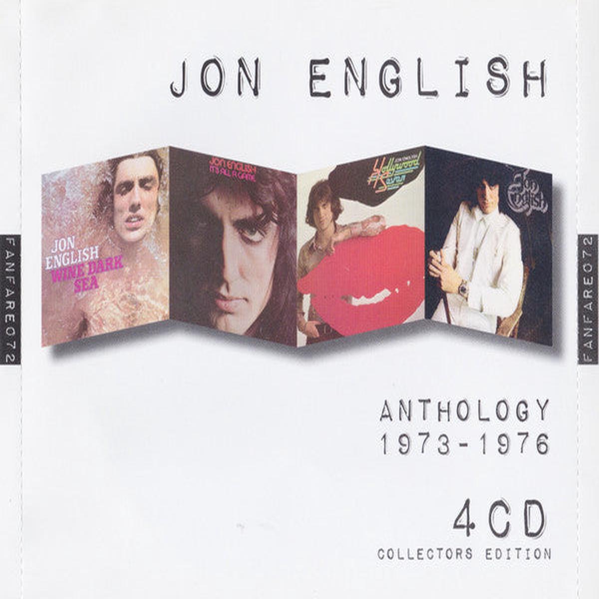 ENGLISH, JON – ANTHOLOGY 1973-1976 : 4CD SET – CD