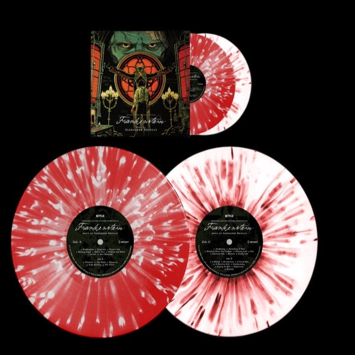 FRANKENSTEIN (2025) – SOUNDTRACK : WHITE & RED SPLATTER 2LP – LP