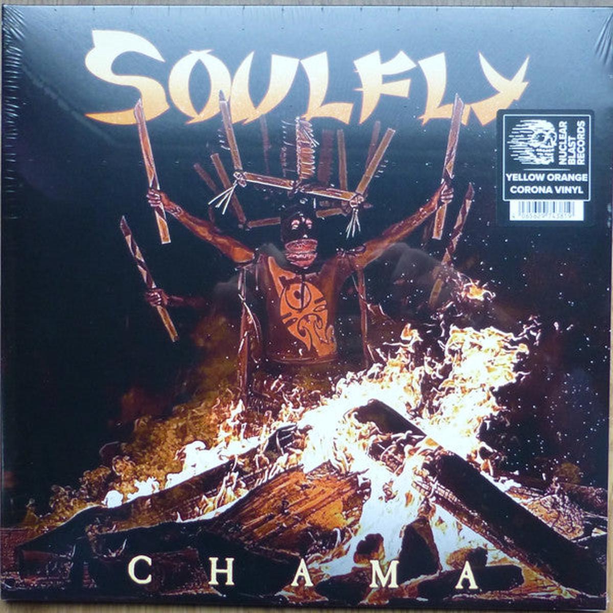 SOULFLY – CHAMA : YELLOW & ORANGE CORONA VINYL – LP