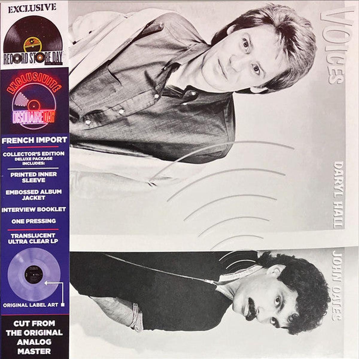 HALL & OATES – VOICES : CLEAR VINYL – LP