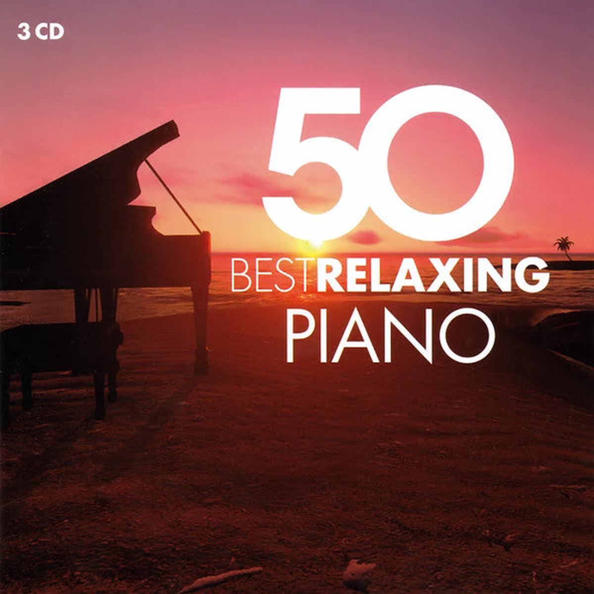 VARIOUS – 50 BEST RELAXING PIANO : 3CD SET – CD