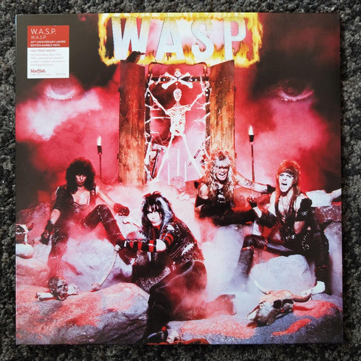 W.A.S.P. – W.A.S.P. : RED/BLACK MARBLE 40TH ANNIV. – LP