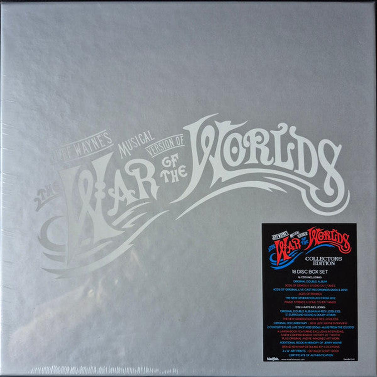 WAYNE, JEFF – WAR OF THE WORLDS: 16CD + 2 BLU-RAY + BK – CD