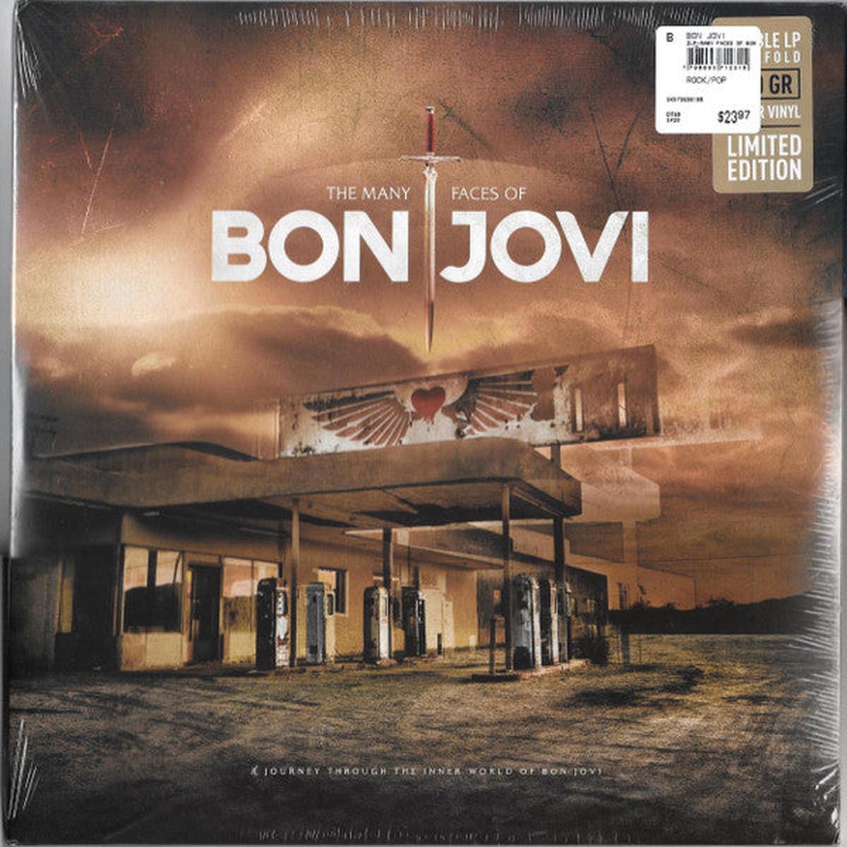 BON JOVI – MANY FACES OF BON JOVI: 2LP BROWN MARBLE – LP
