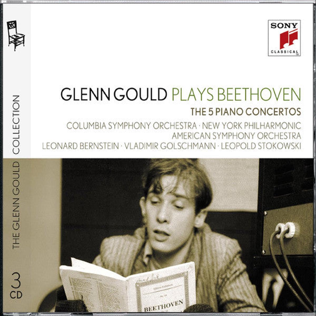 GOULD, GLENN – PLAYS BEETHOVEN: THE 5 PIANO CONCERTOS – CD