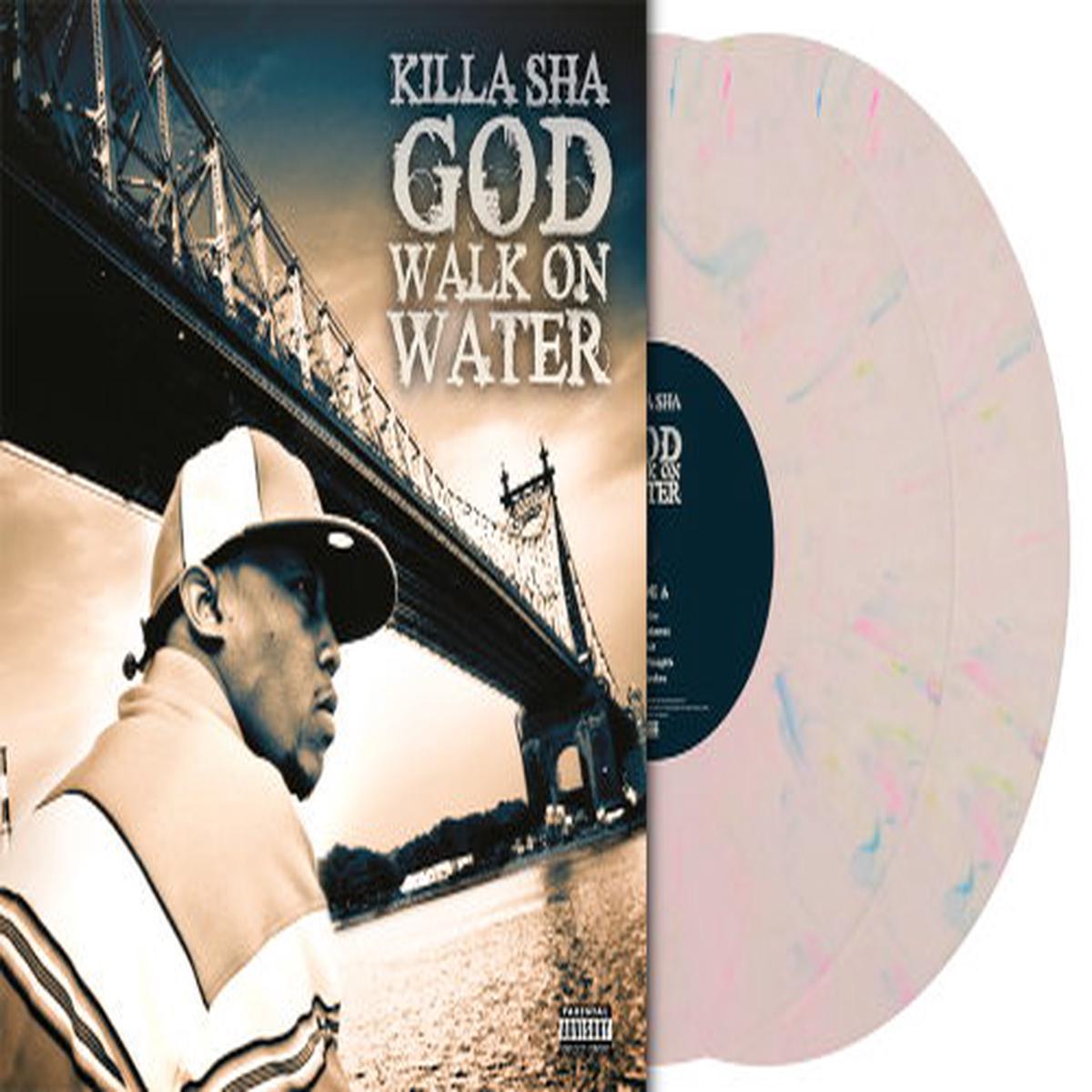 KILLA SHA – GOD WALK ON WATER: 2LP ROSE MARBLE – LP