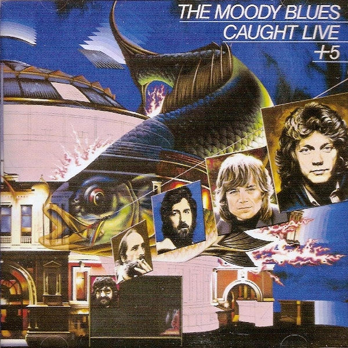 MOODY BLUES – CAUGHT LIVE + 5 : REMASTERED – CD