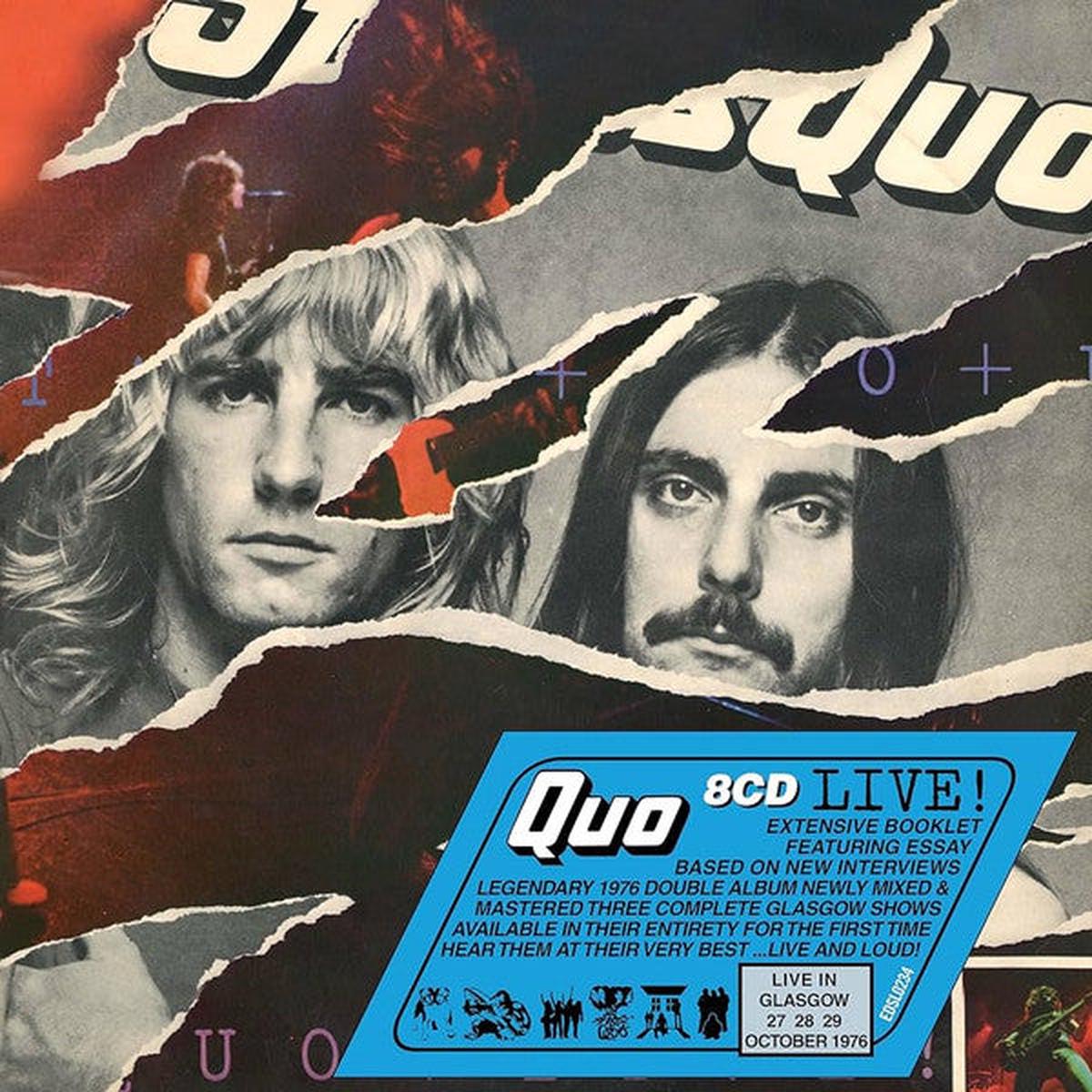 STATUS QUO – LIVE! : 8CD DELUXE BOX SET (7″ X 7″) – CD