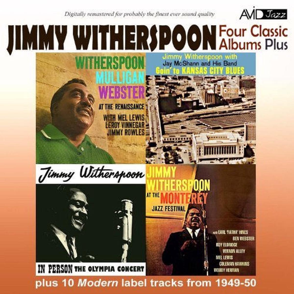 WITHERSPOON, JIMMY – 4 CLASSIC ALBUMS PLUS : 2CD SET – CD