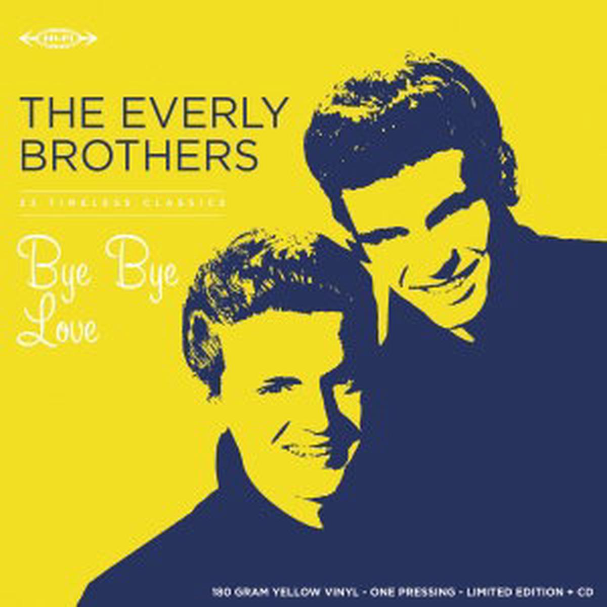 EVERLY BROTHERS – BYE BYE LOVE: YELLOW VINYL + CD – LP