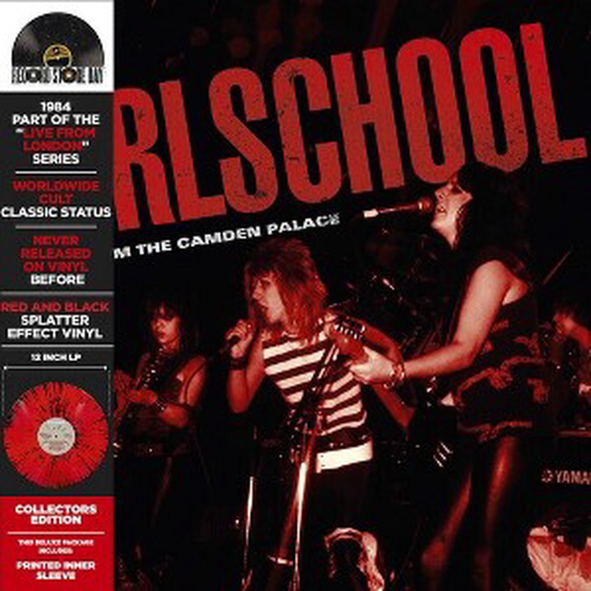 GIRLSCHOOL – LIVE FROM THE CAMDEN PALACE: RED/BLACK – LP