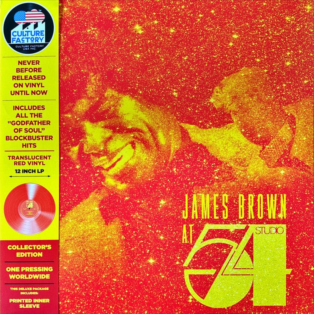 BROWN, JAMES – AT STUDIO 54 NEW YORK CITY : RED VINYL – LP