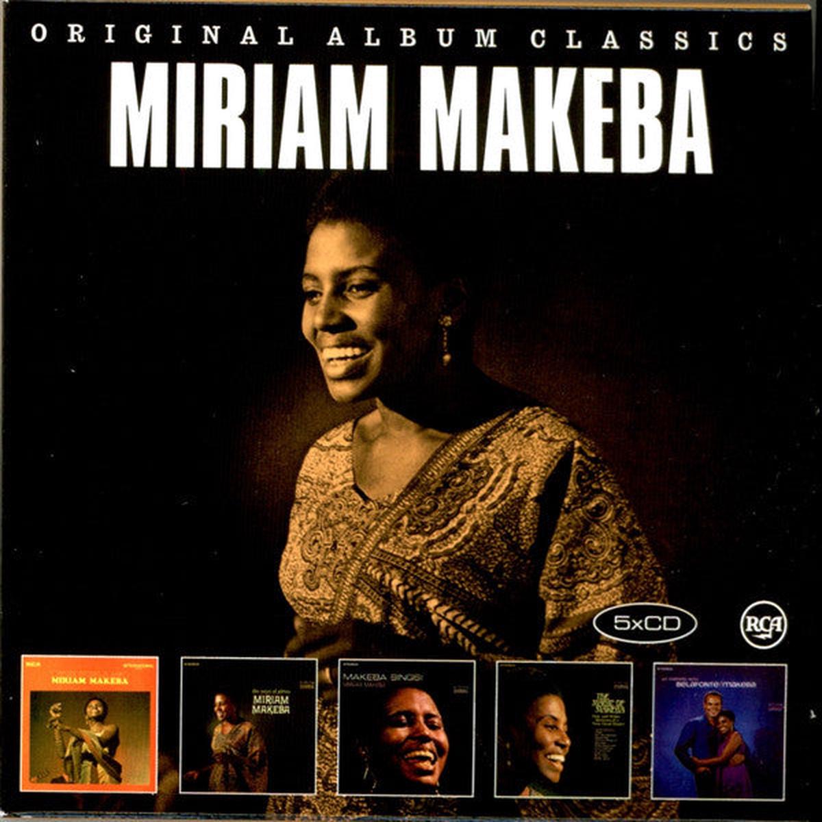 MAKEBA, MIRIAM – ORIGINAL ALBUM CLASSICS : 5CD SET – CD