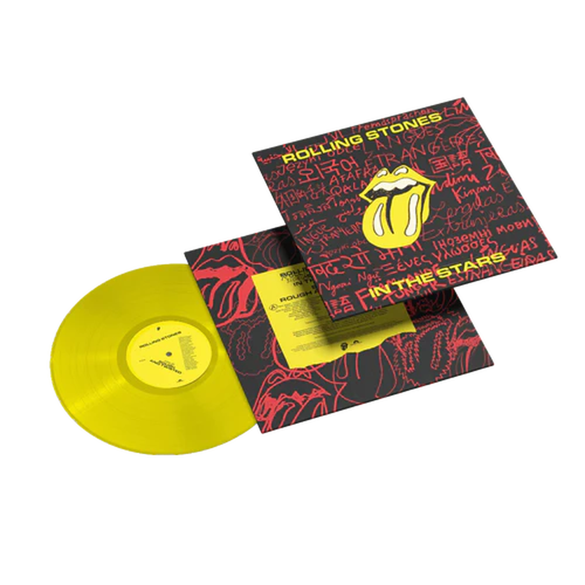 ROLLING STONES – IN THE STARS : YELLOW 10″ VINYL – LP