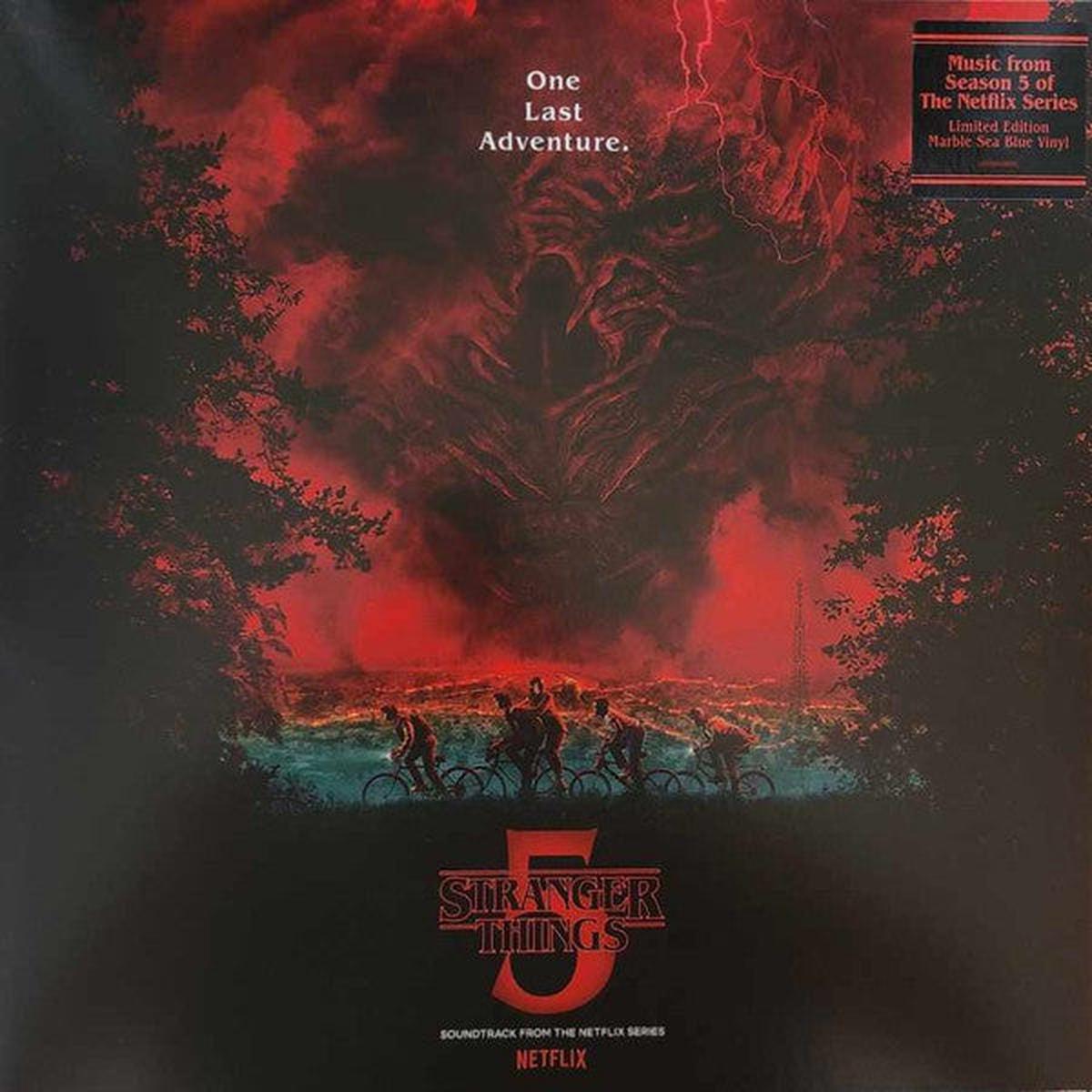 STRANGER THINGS : SEASON FIVE – SOUNDTRACK : SONGS (MARBLE SEA BLUE) – LP