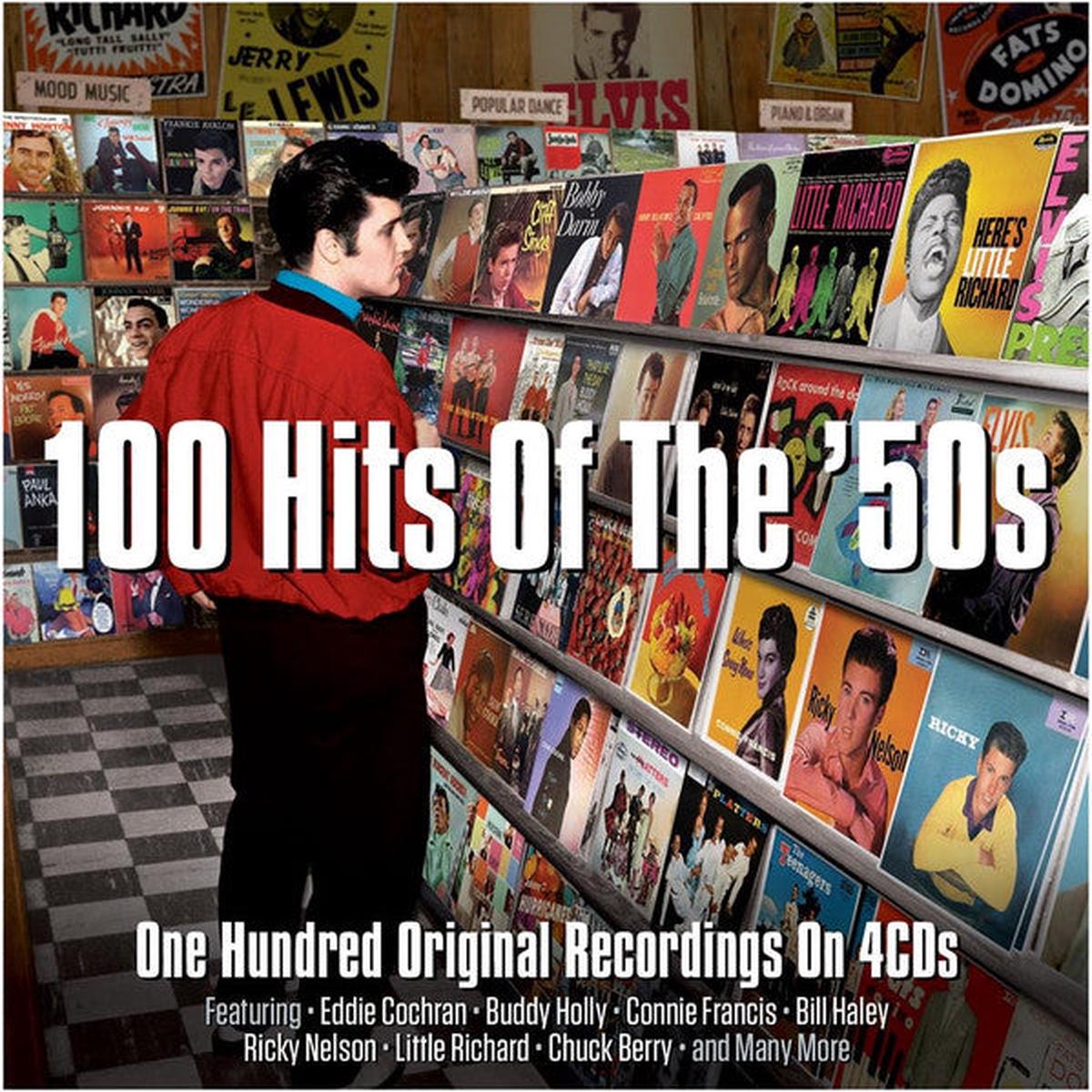 VARIOUS – 100 HITS OF THE ’50S: 4CD SET – CD