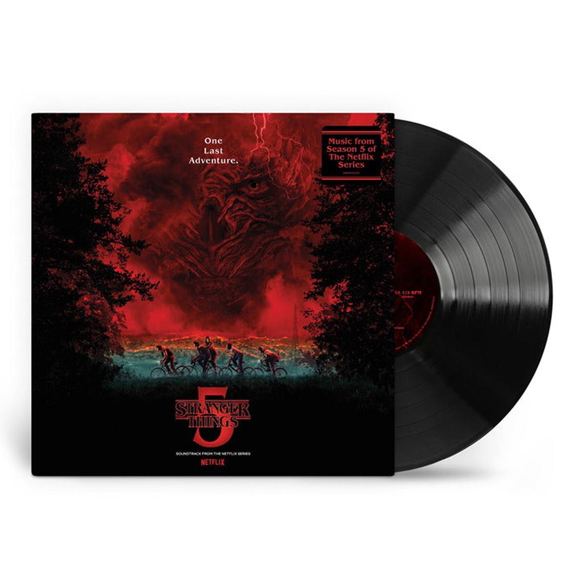 STRANGER THINGS : SEASON FIVE – SOUNDTRACK : SONGS (BLACK VINYL) – LP