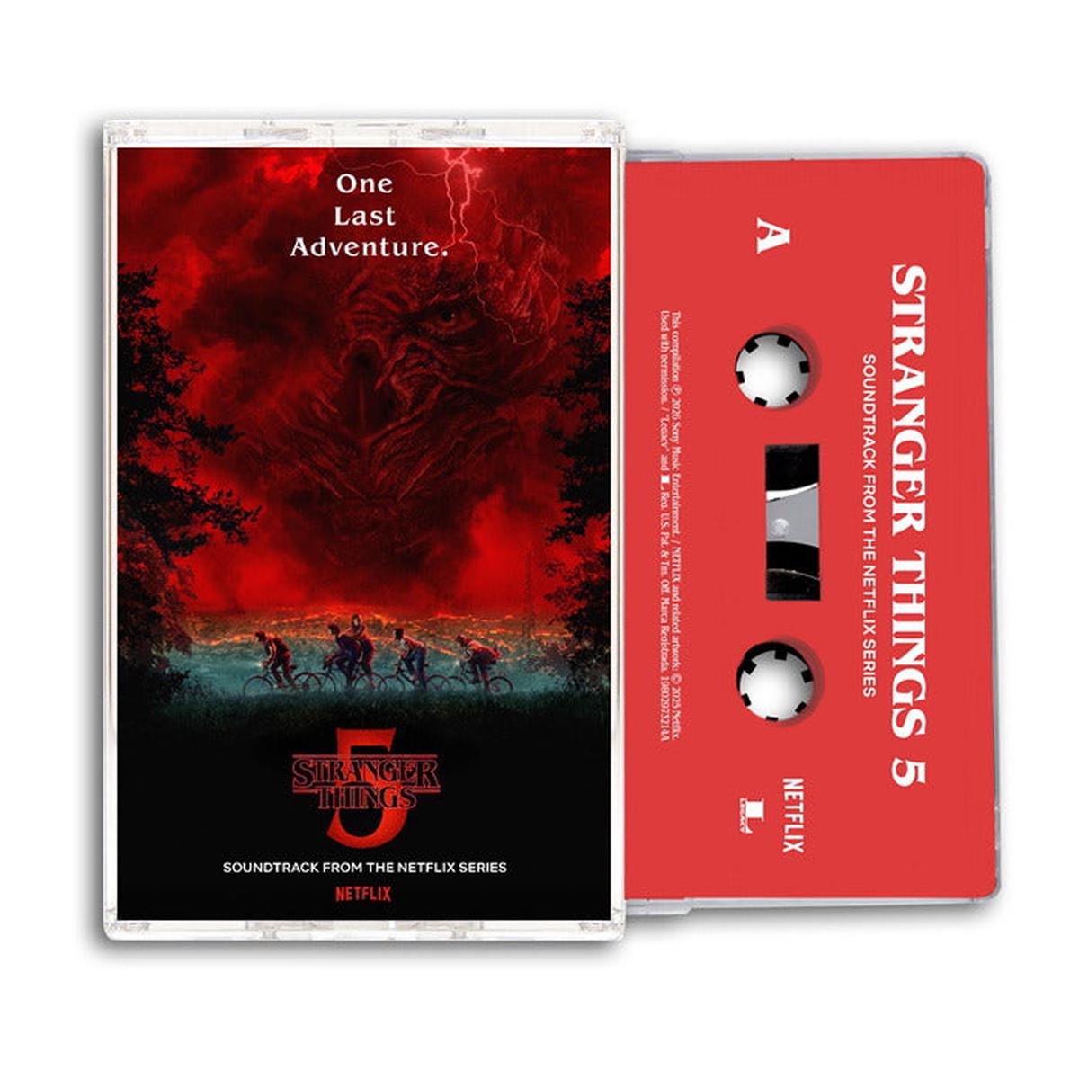 STRANGER THINGS : SEASON FIVE – SOUNDTRACK : SONGS (CASSETTE) – CS