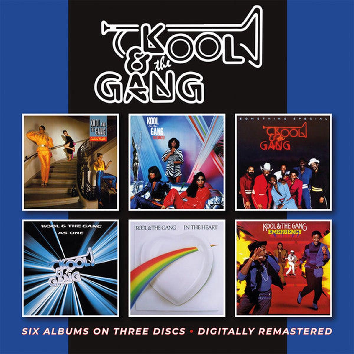 KOOL & THE GANG – LADIES’ NIGHT + 5 MORE ALBUMS : 3CD SET – CD