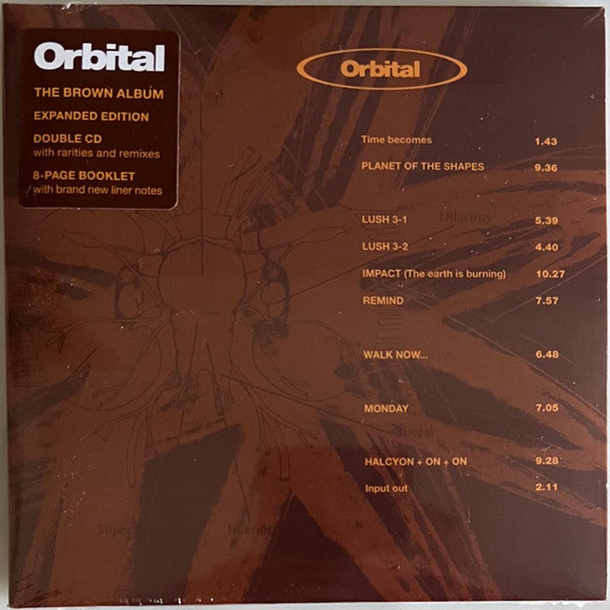 ORBITAL – ORBITAL (BROWN ALBUM) : 2CD DELUXE SET – CD