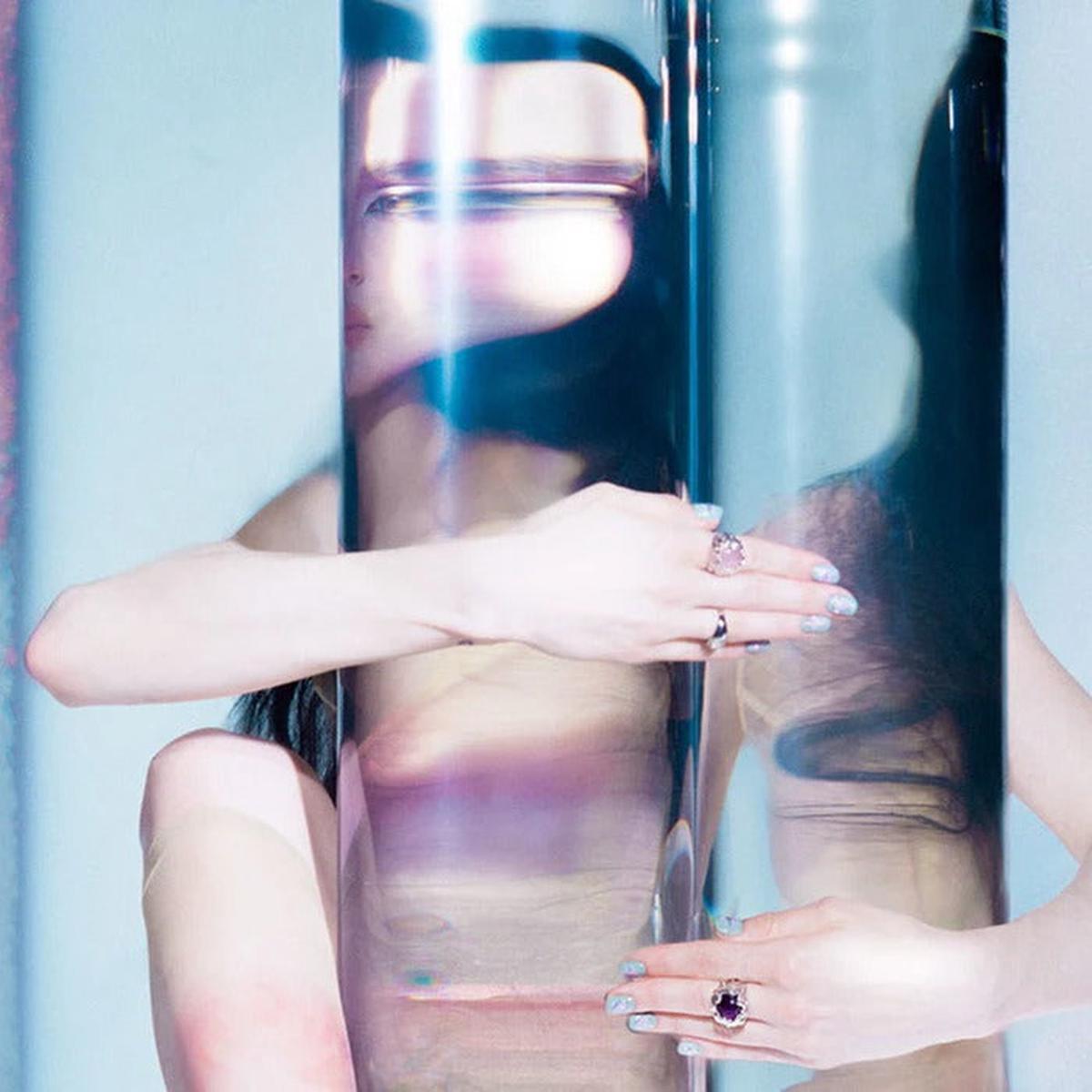 POPPY – EMPTY HANDS : PINK IN ICE BLUE VINYL – LP