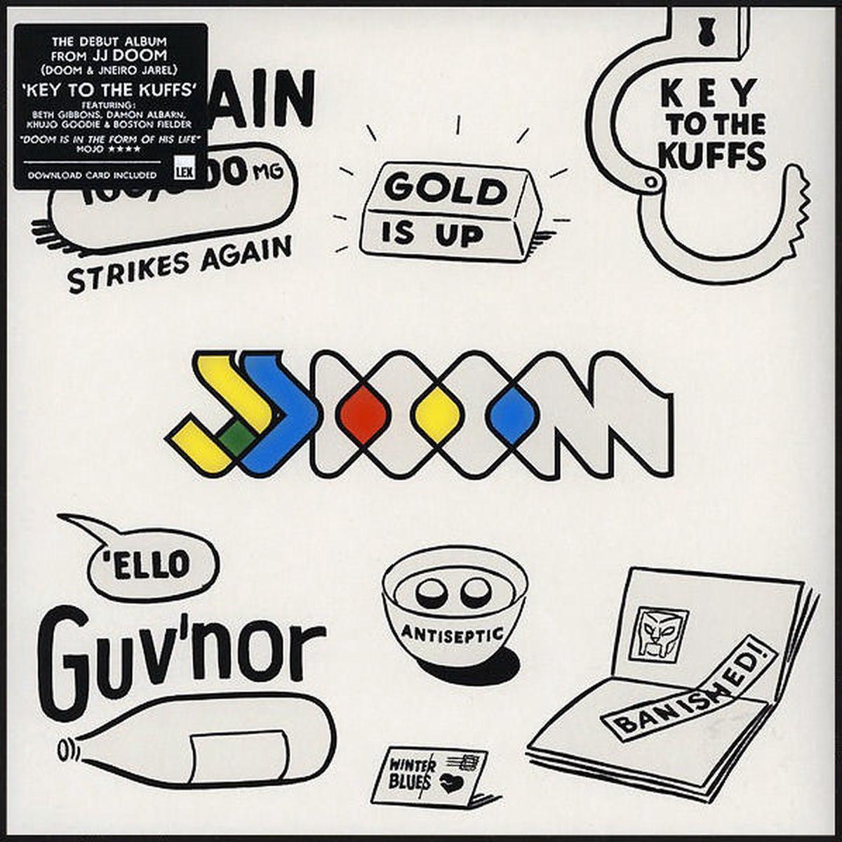 JJ DOOM – KEY TO THE KUFFS : 2LP SET – LP