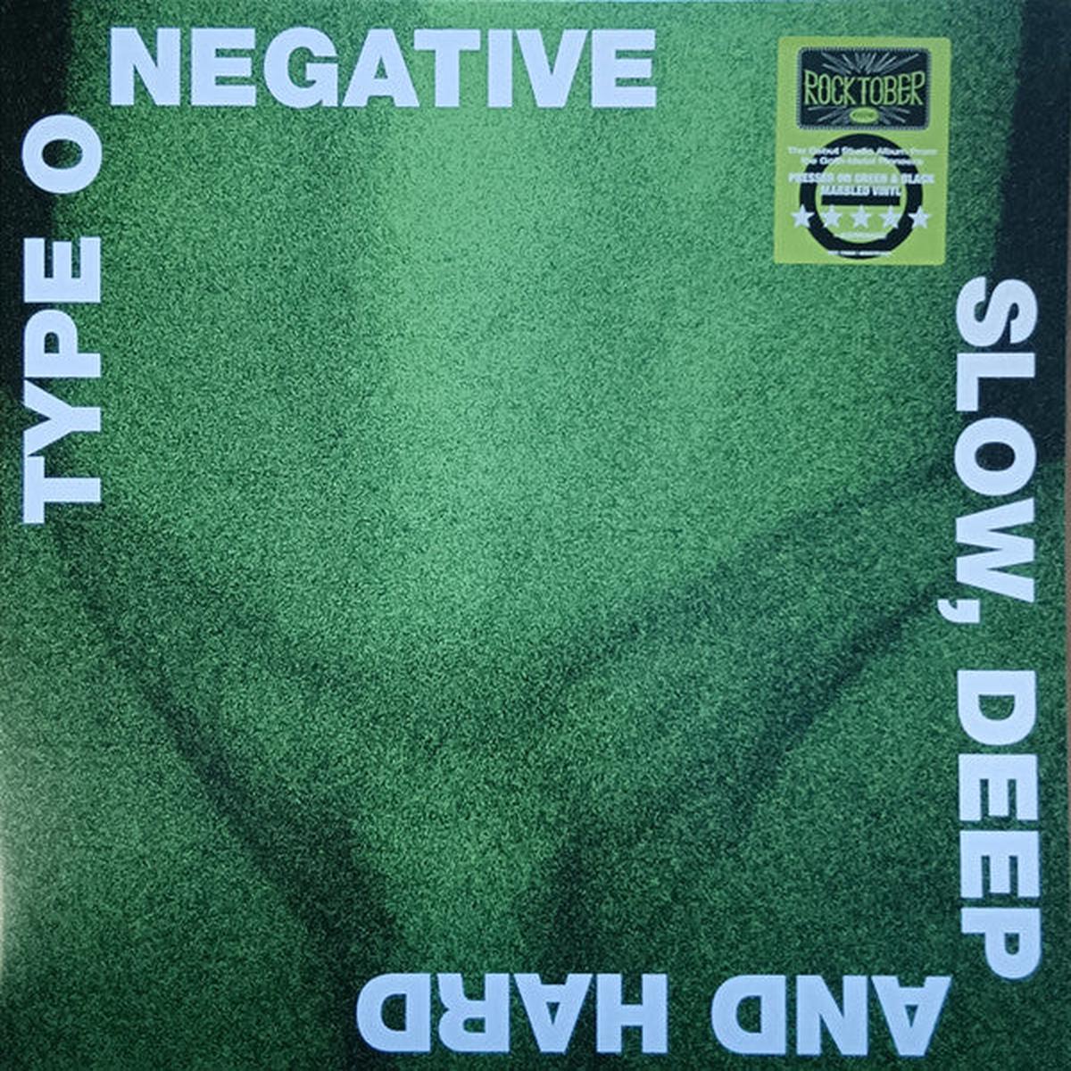 TYPE O NEGATIVE – SLOW DEEP & HARD : GREEN & BLACK MARBLE – LP