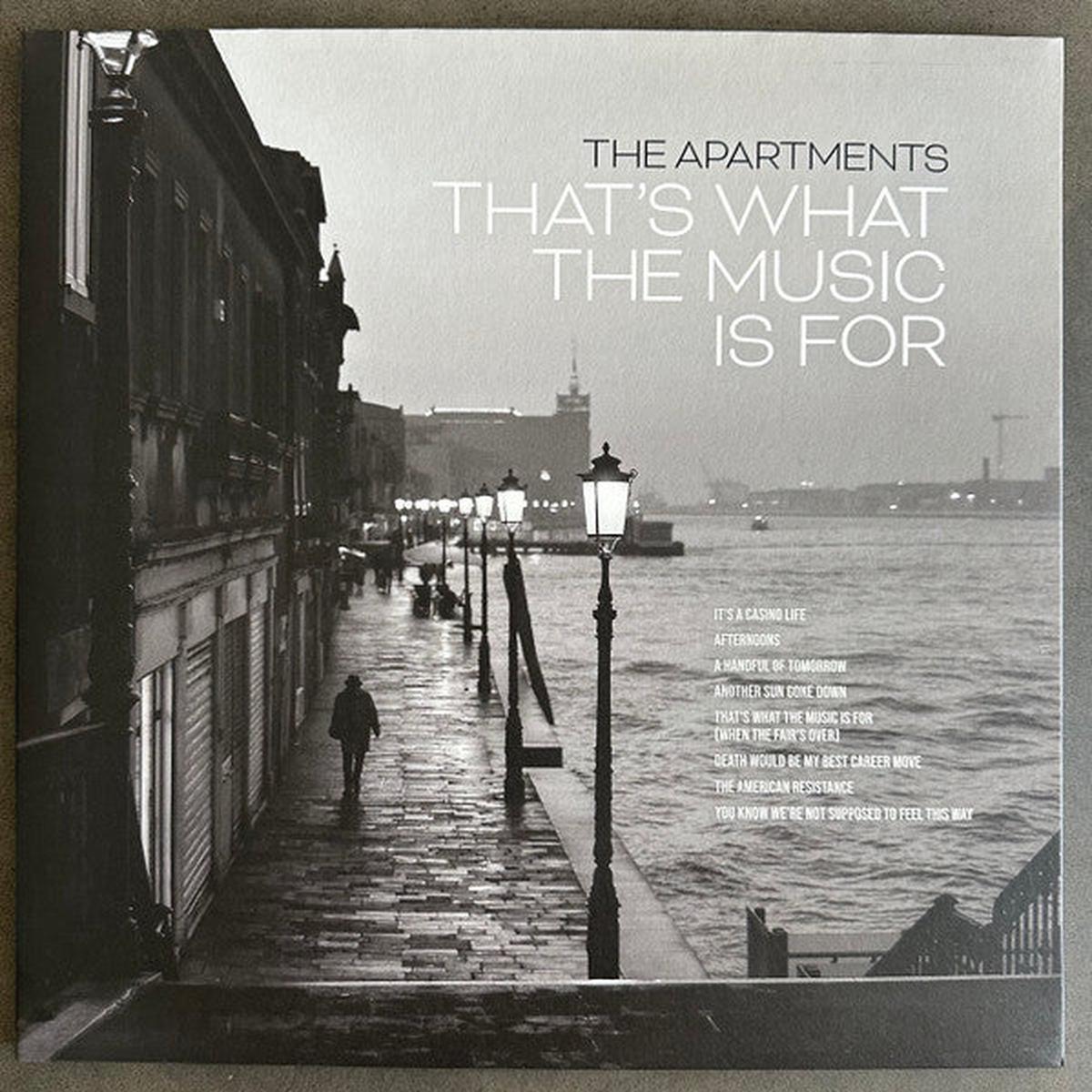 APARTMENTS – THAT’S WHAT THE MUSIC IS FOR (WHITE) – LP