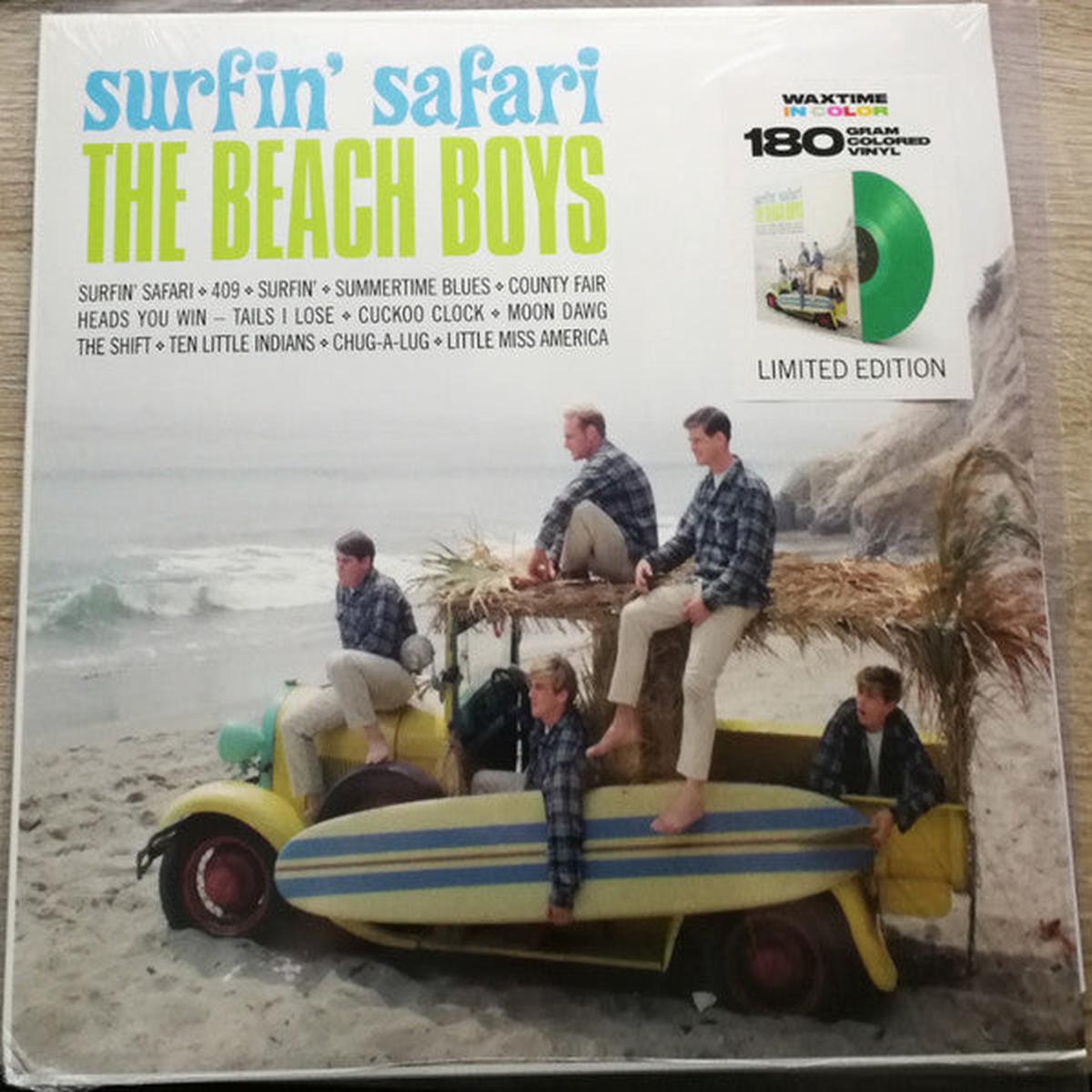 BEACH BOYS – SURFIN’ SAFARI + 1 : GREEN VINYL ALT ART – LP