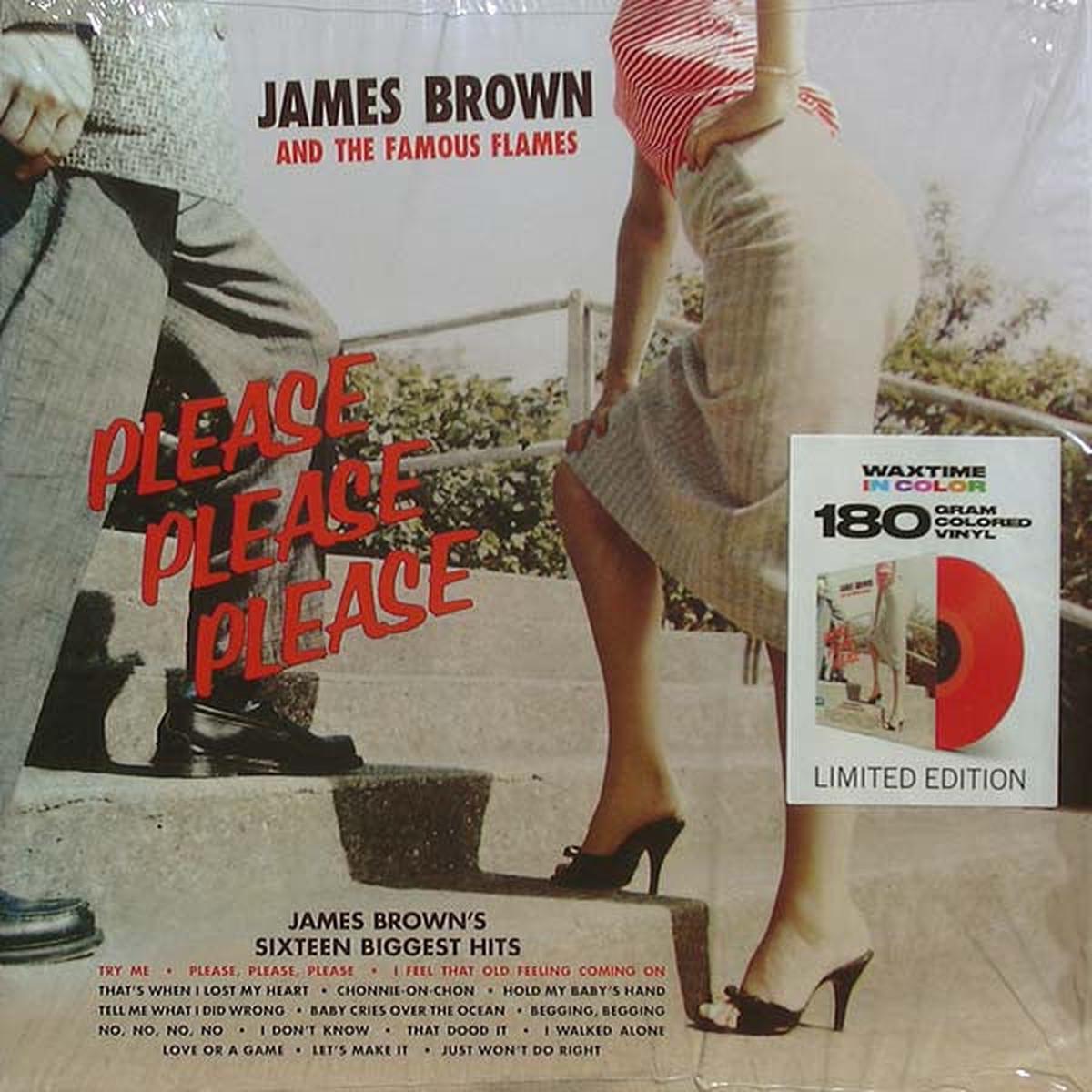 BROWN, JAMES & HIS FAMOUS FLAMES – PLEASE  PLEASE  PLEASE : 180G RED VINYL – LP