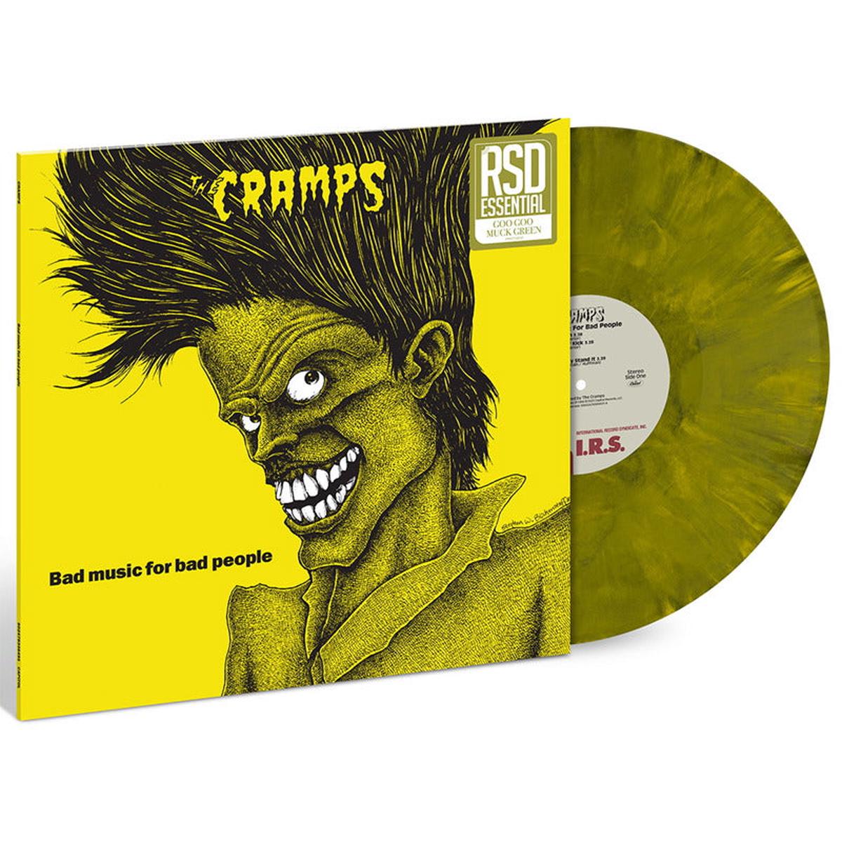 CRAMPS – BAD MUSIC FOR BAD PEOPLE: GREEN VINYL – LP