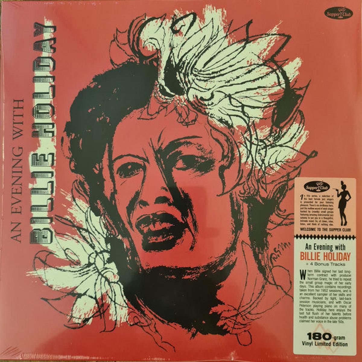 HOLIDAY, BILLIE – AN EVENING WITH + 4 BONUS – LP