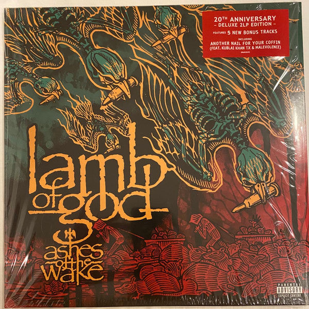 LAMB OF GOD – ASHES OF THE WAKE + 5 : 2LP 20TH ANNIV. – LP