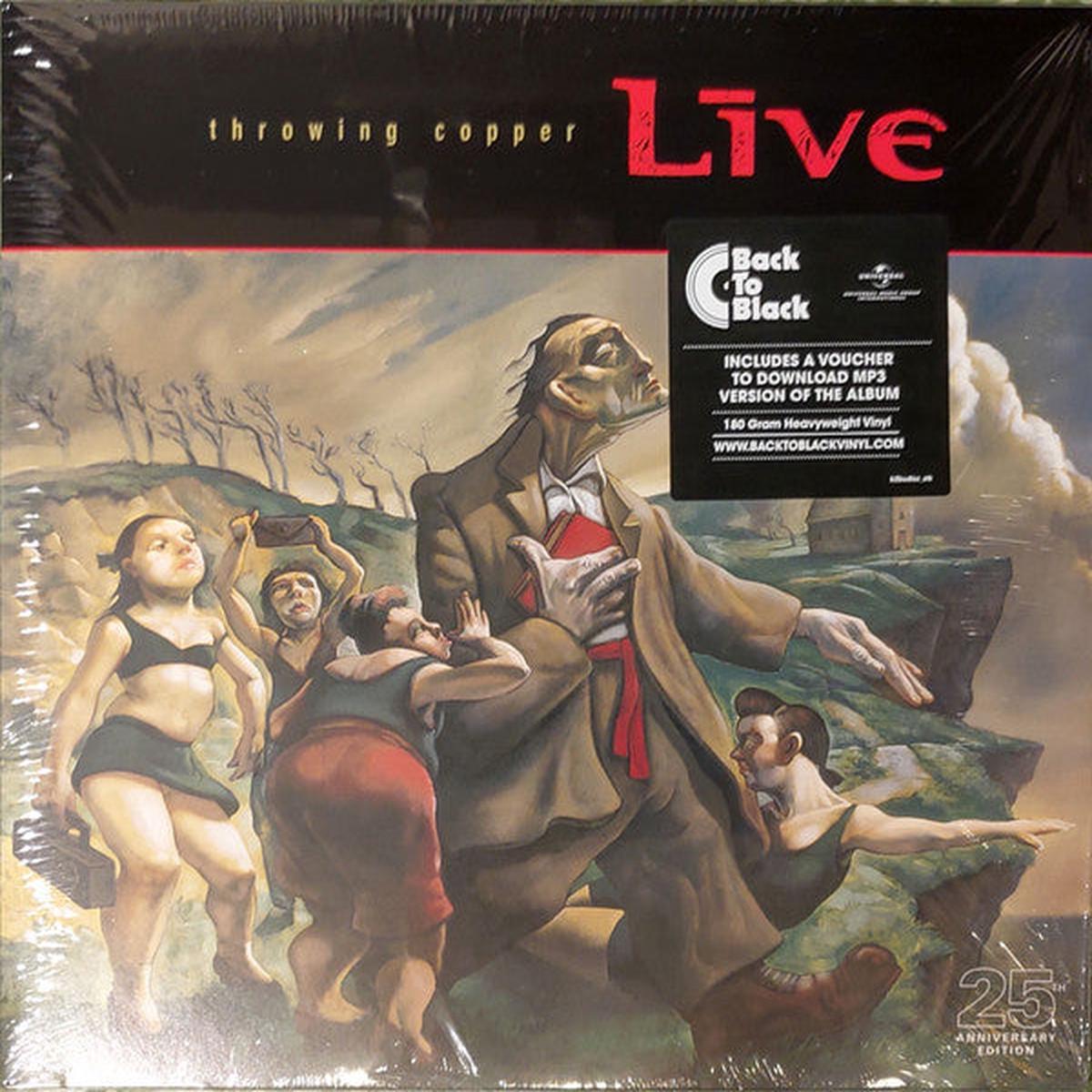 LIVE – THROWING COPPER + 3 : 2LP SET REMASTER – LP