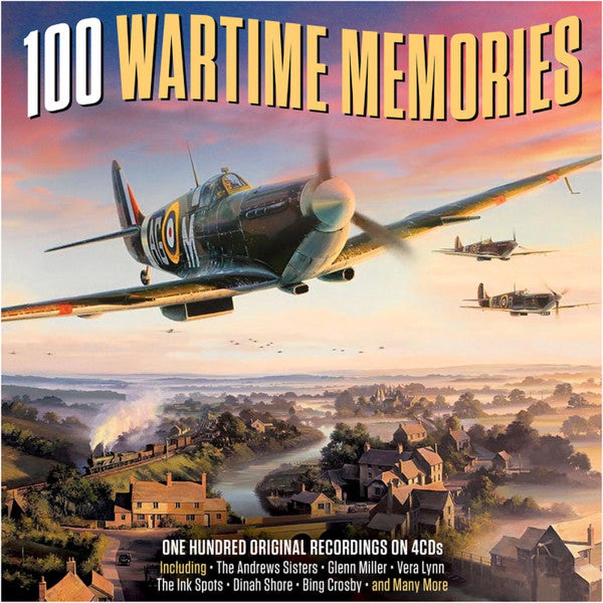 VARIOUS – 100 WARTIME MEMORIES: 4CD SET – CD