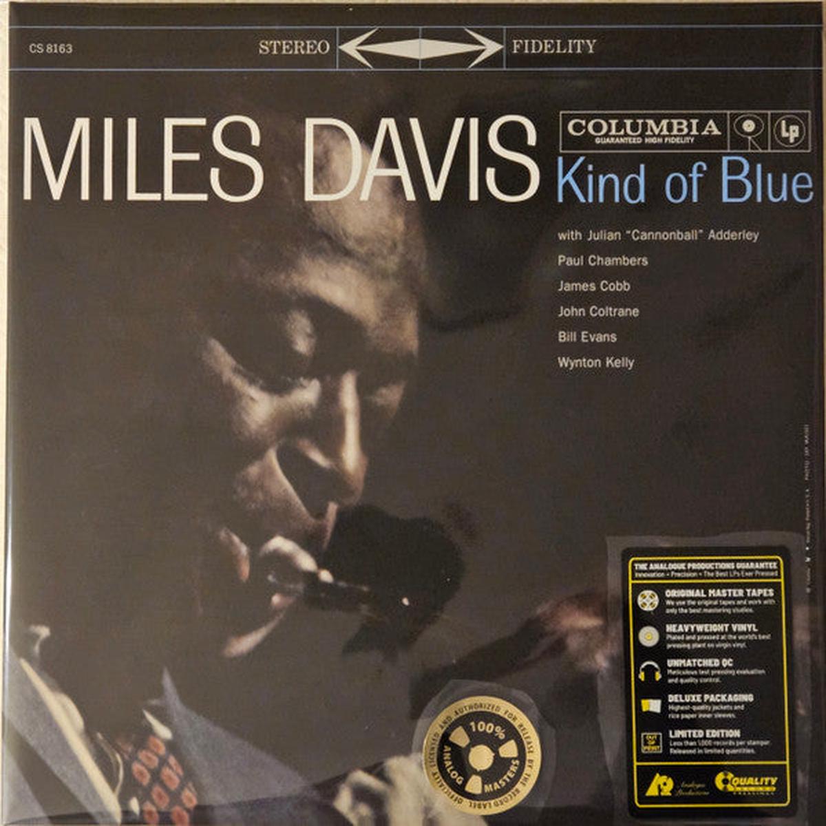 DAVIS, MILES – KIND OF BLUE: 180 GRAM BLUE – LP
