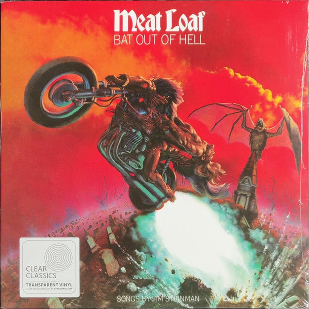 MEAT LOAF – BAT OUT OF HELL : CLEAR VINYL – LP