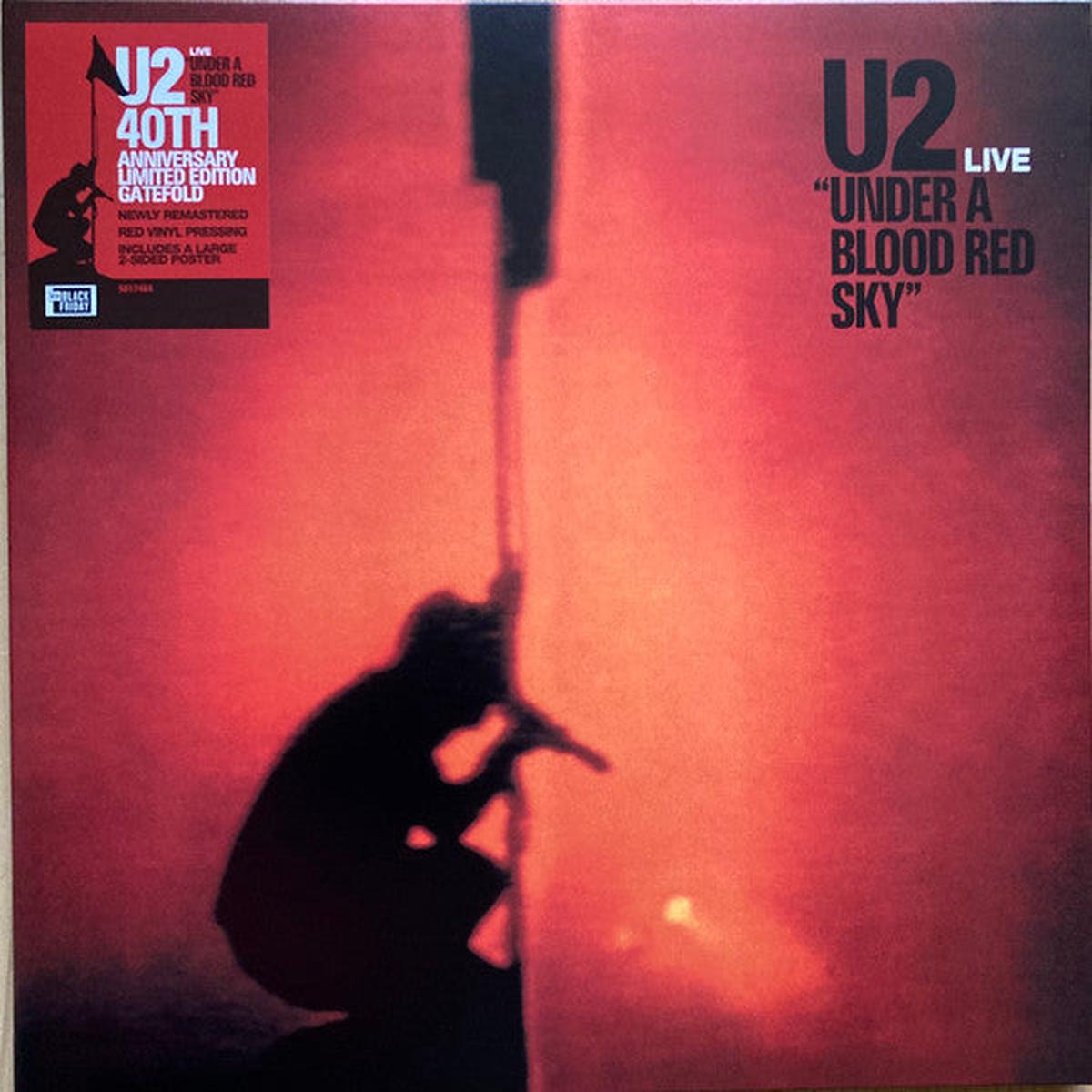 U2 – UNDER A BLOOD RED SKY : RED VINYL – LP