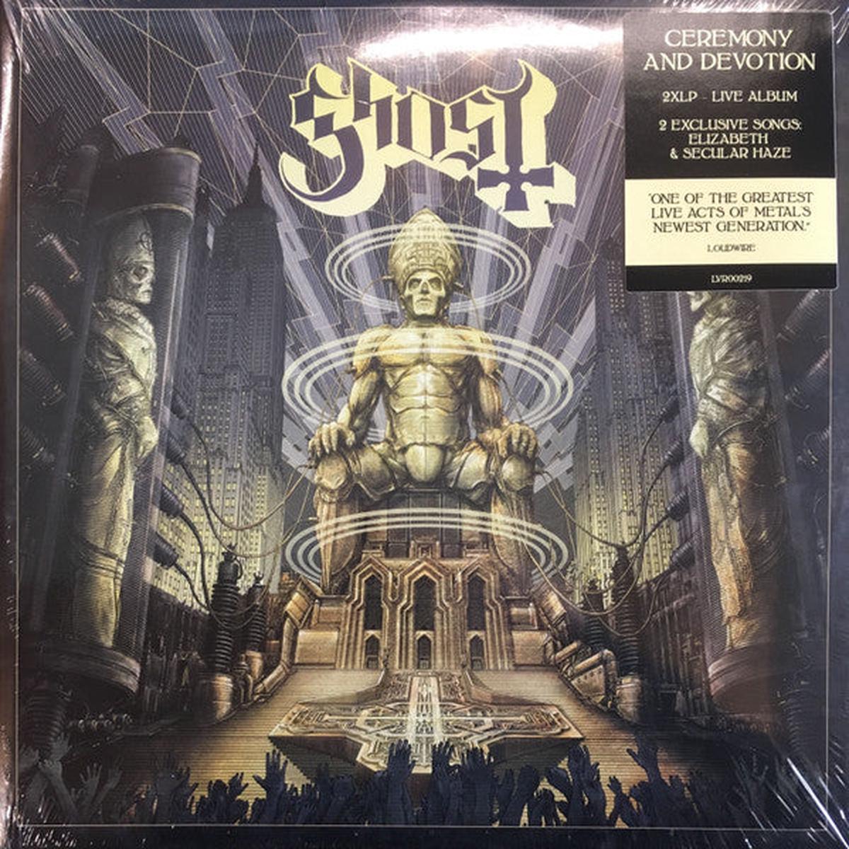 GHOST – CEREMONY & DEVOTION : 2LP LEMON YELLOW – LP