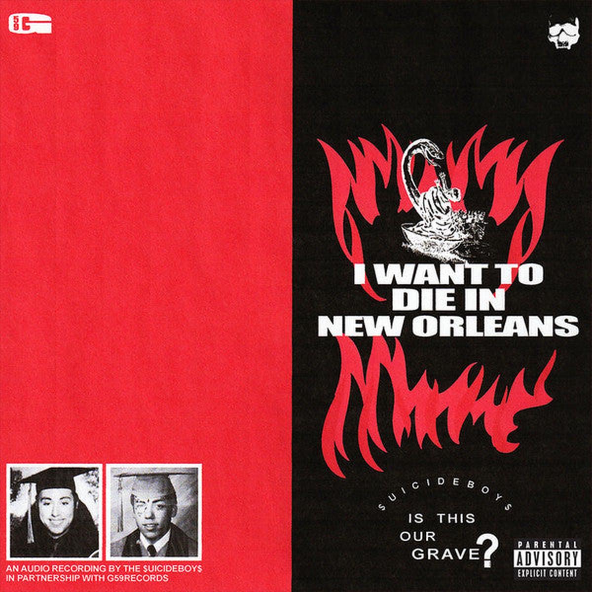 SUICIDEBOYS – I WANT TO DIE IN NEW ORLEANS : SILVER – LP