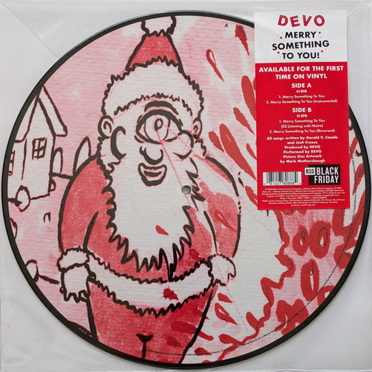 DEVO – MERRY SOMETHING TO YOU : PICTURE DISC – LP