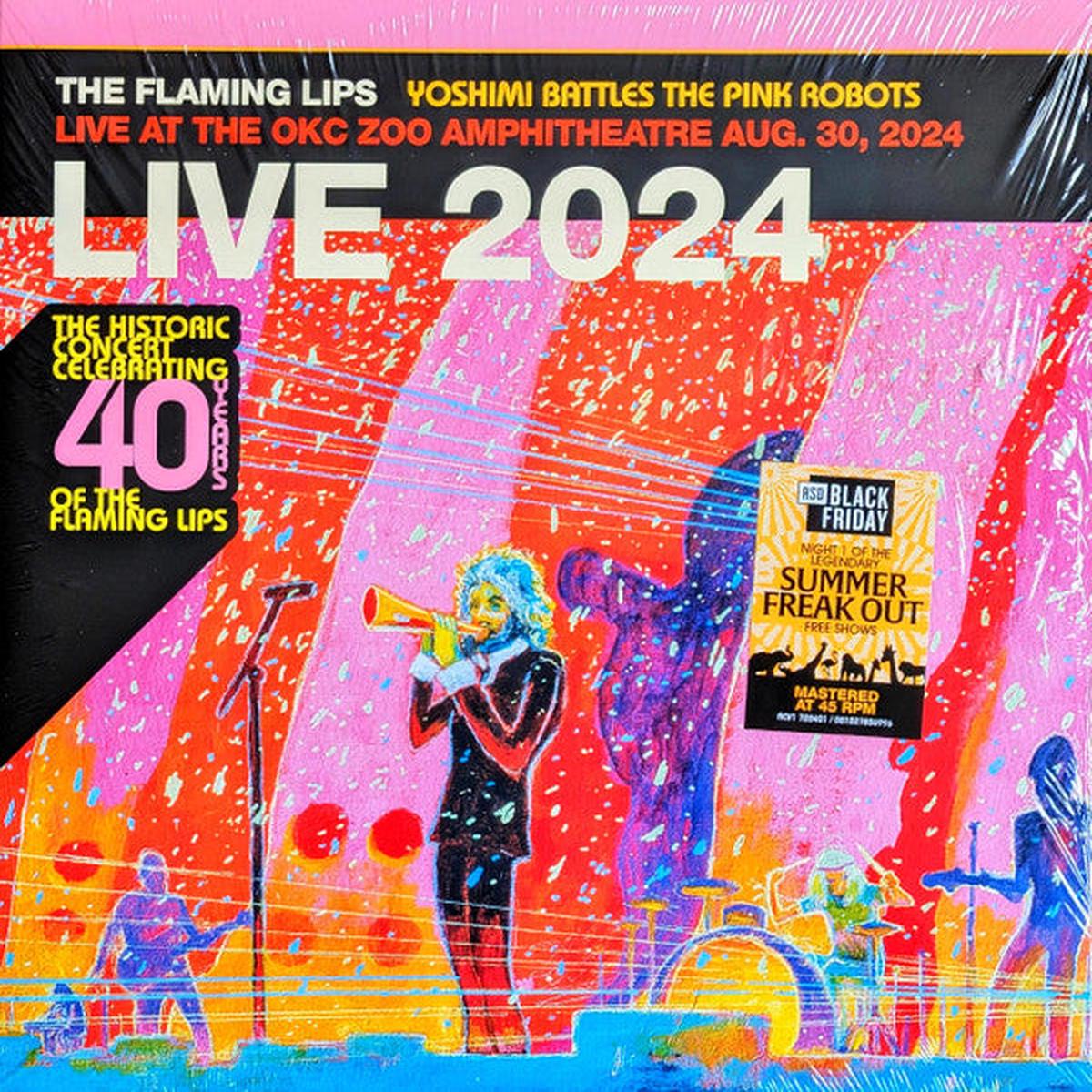 FLAMING LIPS – YOSHIMI BATTLES … : LIVE (YELLOW 2LP) – LP