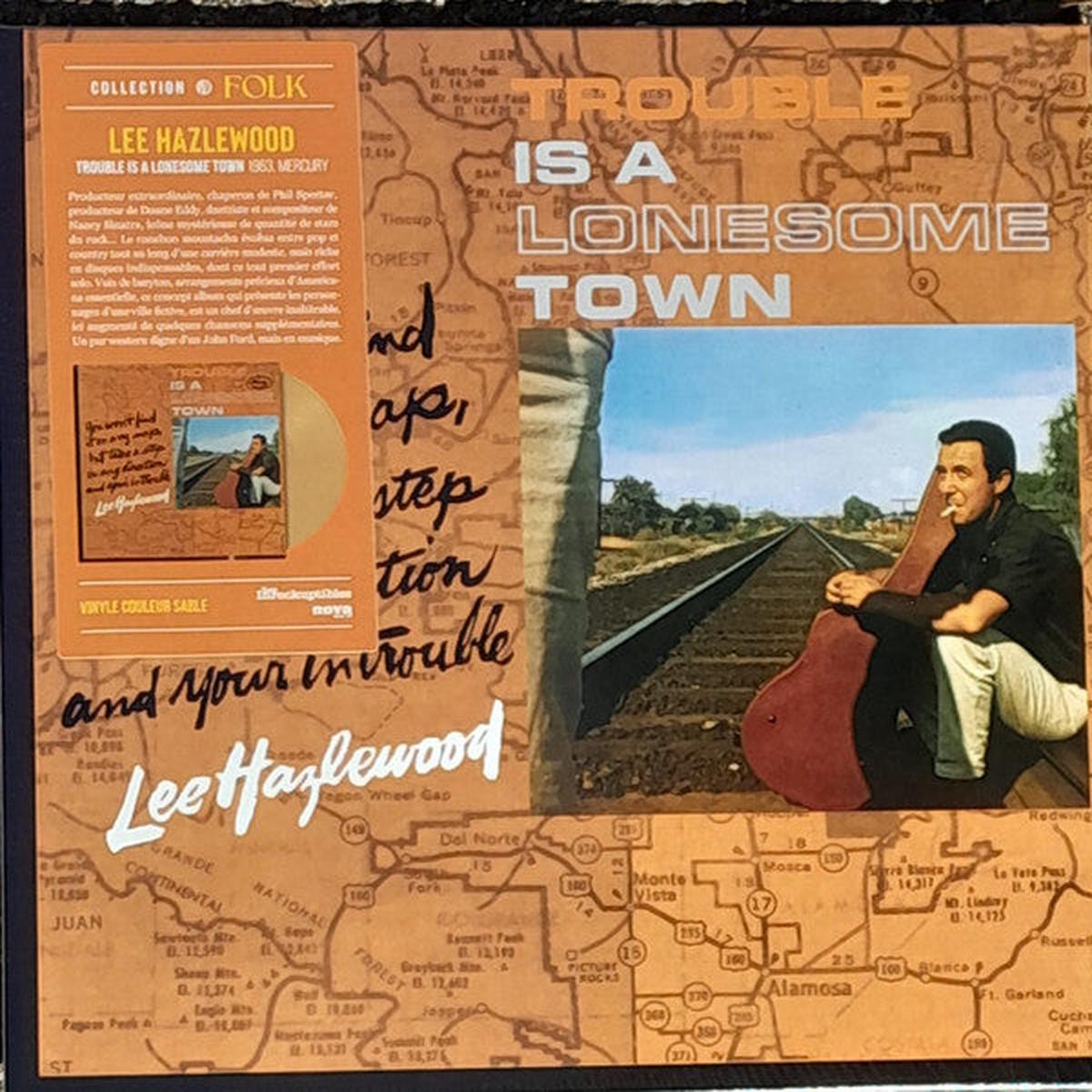 HAZELWOOD, LEE – TROUBLE IS A LONESOME TOWN: BEER COLOUR – LP