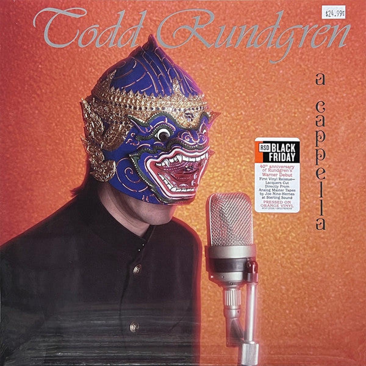 RUNDGREN, TODD – A CAPPELLA: ORANGE VINYL – LP