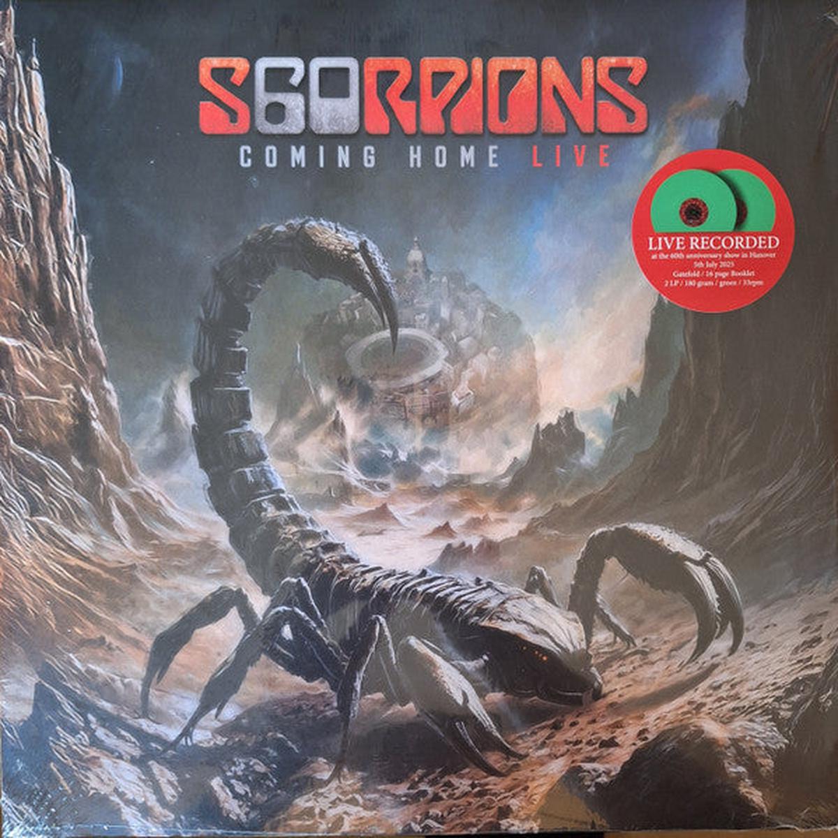 SCORPIONS – COMING HOME : LIVE (GREEN 2LP SET) – LP