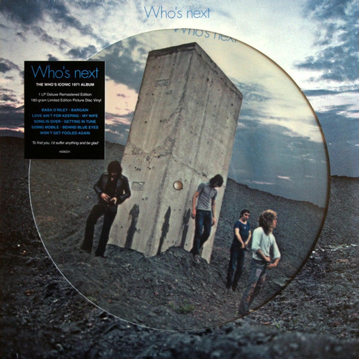 WHO – WHO’S NEXT : PICTURE DISC (REMASTERED) – LP