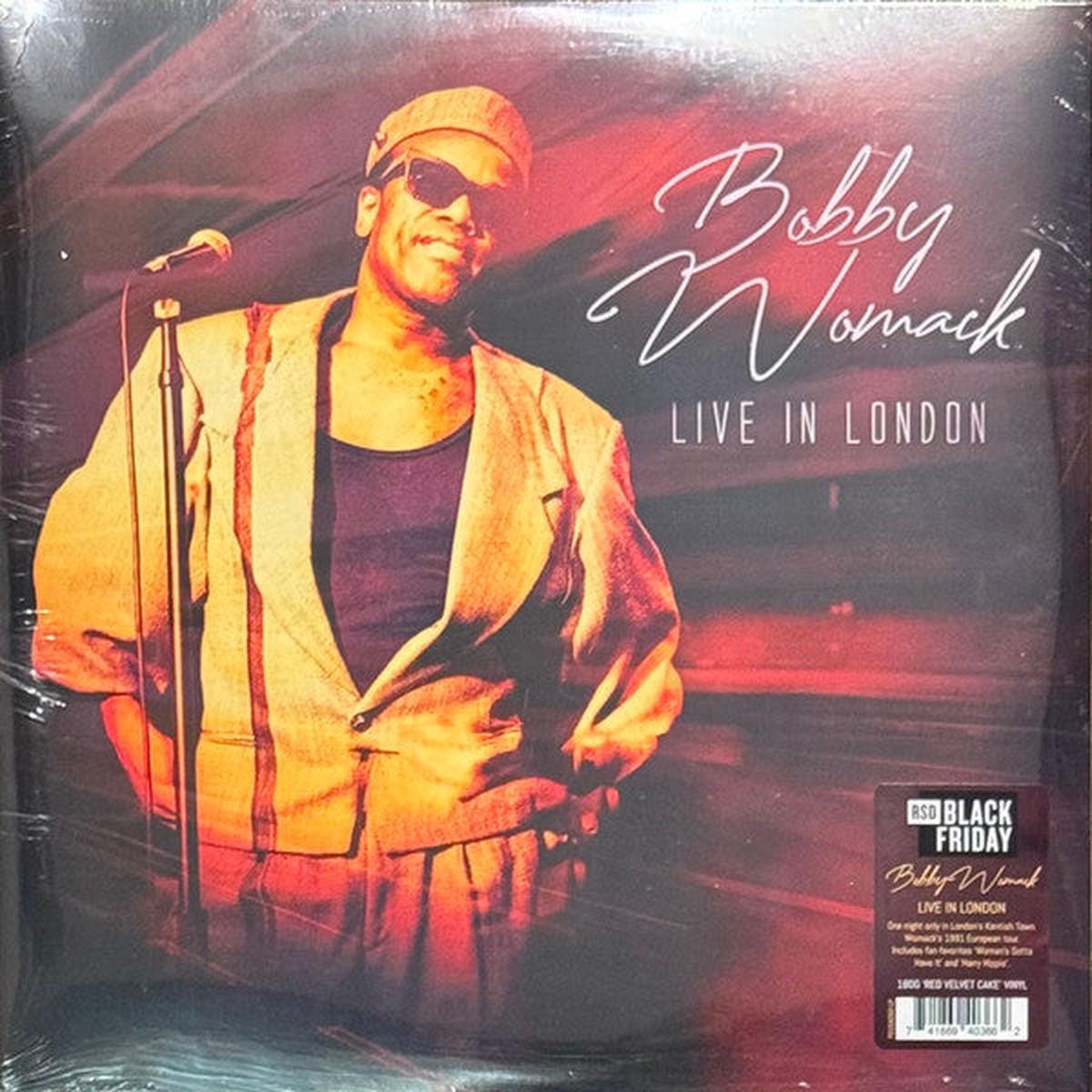 WOMACK, BOBBY – LIVE IN LONDON: 2LP RED – LP