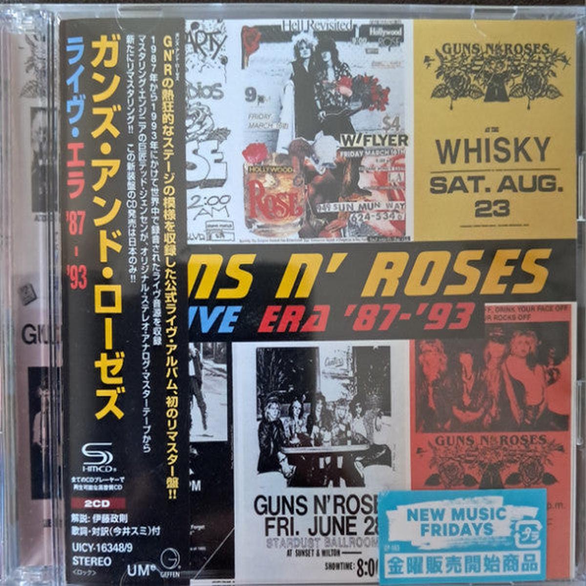 GUNS N’ ROSES – LIVE ERA 87-93: 2CD 2025 REMASTER – CD