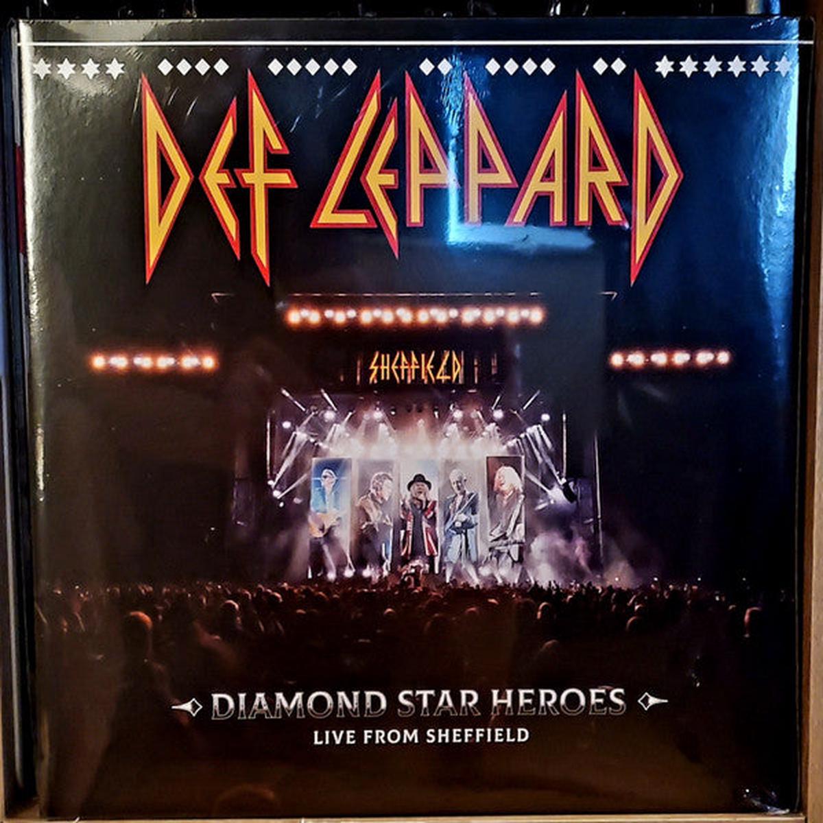 DEF LEPPARD – DIAMOND STAR HEROES LIVE FROM SHEFFIELD – LP