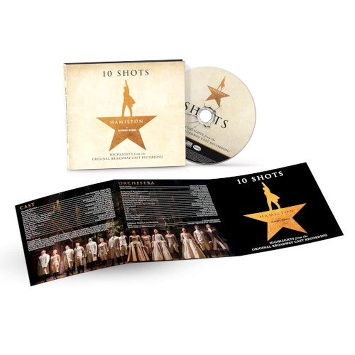 HAMILTON – 10 SHOTS (HIGHLIGHTS): ORIGINAL BROADWAY – CD
